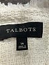 Talbots 100% Cotton Tweed Ivory Jacket Size 14 - photo 6
