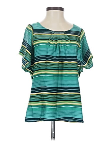Ann Taylor LOFT Outlet Short Sleeve Blouse (view 1)