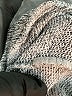 Stranded Metallic Silver Pullover Sweater Size L - photo 8