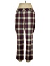 Lands' End Plaid Brown Casual Pants Size 14 - photo 1
