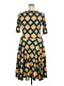 Lularoe Argyle Yellow Casual Dress Size 22 - 24 - photo 2