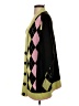 Collusion Argyle Black Cardigan Size XS - photo 5