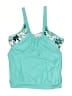Unbranded Floral Teal Swimsuit Top Size XL - photo 1