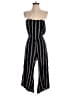 Blue Life 100% Rayon Stripes Black Jumpsuit Size XS - photo 1