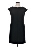 Ann Taylor Solid Black Casual Dress Size 2 (petite) - photo 1
