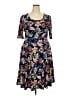 Lularoe Paisley Blue Casual Dress Size XXXL - photo 1