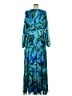 Xscape 100% Polyester Floral Blue Casual Dress Size 16W - photo 2