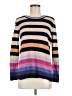 Nic + Zoe Stripes Blue Pullover Sweater Size M - photo 1