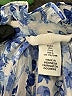 H&M 100% Polyester Blue Long Sleeve Blouse Size L - photo 7