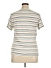 Gap 100% Cotton Stripes Ivory Short Sleeve Turtleneck Size XL (tall) - photo 2
