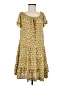 Max Studio Print Yellow Casual Dress Size M - photo 1