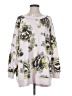 Free People 100% Cotton Floral Gray Pullover Sweater Size S - photo 1