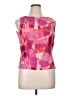 Vision Apparel 100% Silk Pink Sleeveless Silk Top Size 14 (tall) - photo 1