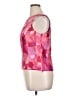 Vision Apparel 100% Silk Pink Sleeveless Silk Top Size 14 (tall) - photo 5