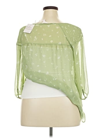 LC Lauren Conrad 3/4 Sleeve Blouse (view 2)