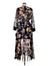 Alexa B 100% Polyester Print Black Cocktail Dress Size 14 - photo 2