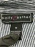 Polly & Esther 100% Polyester Gray 3/4 Sleeve Blouse Size M - photo 7