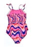 Btween Print Pink One Piece Swimsuit Size 10 - photo 2