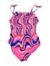 Btween Print Pink One Piece Swimsuit Size 10 - photo 1