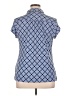 Charter Club Blue Short Sleeve Blouse Size XL - photo 2