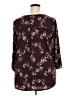 Beacon Burgundy 3/4 Sleeve Blouse Size 2X - photo 2