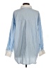 Cotton On Stripes Blue Long Sleeve Button-Down Shirt Size S - photo 2