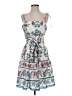 Julia Jordan 100% Polyester Floral White Casual Dress Size S - photo 1
