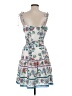 Julia Jordan 100% Polyester Floral White Casual Dress Size S - photo 2