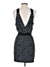 BCBGeneration Graphic Blue Cocktail Dress Size XS - photo 2