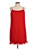 Milly 100% Polyester Solid Red Casual Dress Size 8 - photo 1