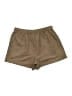 Universal Thread 100% Polyester Solid Tan Khaki Shorts Size M - photo 2