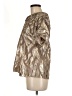 By Francine Metallic Silver Short Sleeve Blouse Size M - photo 5
