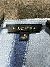 Etcetera Color Block Blue Pullover Sweater Size M - photo 7