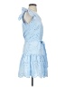 Sam Edelman 100% Cotton Blue Cocktail Dress Size 2 - photo 4