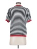 Unbranded 100% Polyester Stripes Red Short Sleeve Turtleneck Size L - photo 2