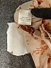 Speed Control 100% Polyester Floral Tan Pink Cocktail Dress Size M - photo 8