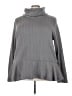 Weekend Suzanne Betro Gray Turtleneck Sweater Size 4X - photo 1