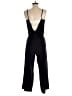 Parker 100% Silk Solid Black Jumpsuit Size XS - photo 2