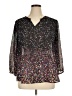 Fun2Fun Black 3/4 Sleeve Blouse Size XL - photo 1