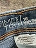 Time and Tru Solid Blue Jeans Size 16 - photo 4