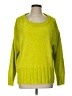 Seven7 100% Polyester Green Pullover Sweater Size L - photo 1