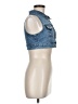 Shein Blue Denim Vest Size M - photo 4