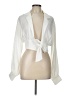 ACOA collection 100% Polyester Ivory Long Sleeve Blouse Size L - photo 1