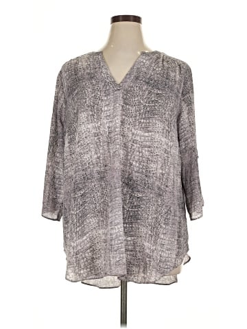 Worthington 3/4 Sleeve Blouse (view 1)