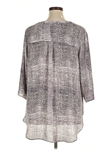 Worthington 3/4 Sleeve Blouse (view 2)
