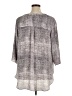 Worthington 100% Polyester Gray 3/4 Sleeve Blouse Size 1X - photo 2