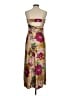 Sincerely Jules 100% Polyester Tropical Tan Cocktail Dress Size M - photo 2