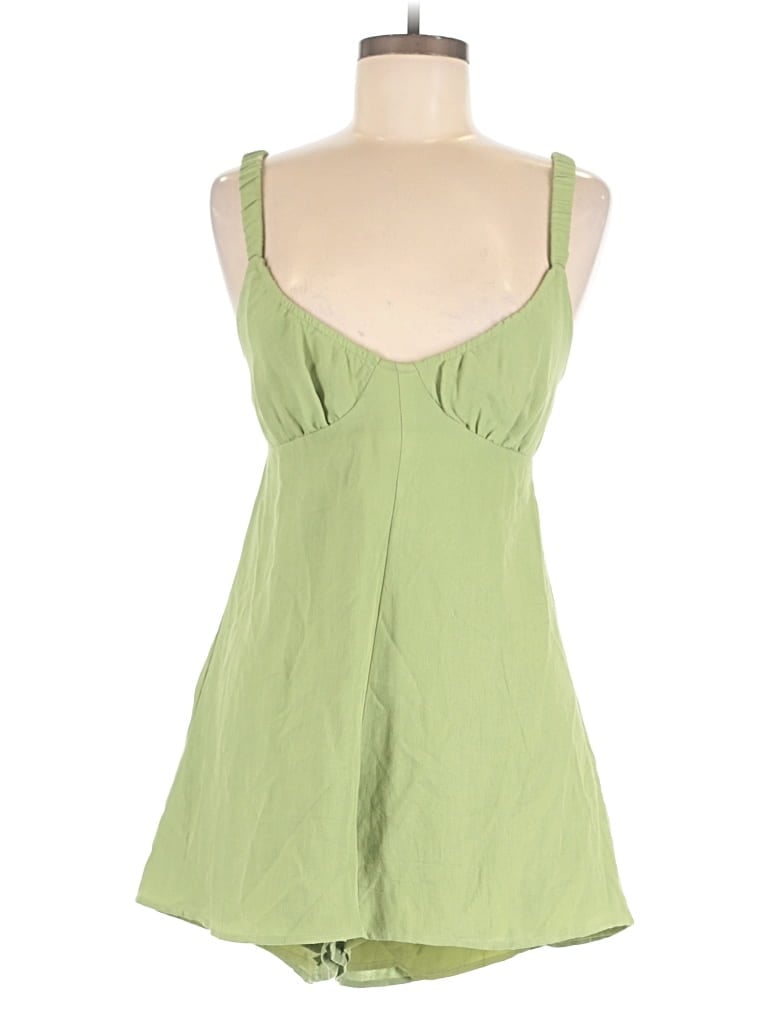 Pre-owned Sky To Moon Romper In Green