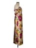 Sincerely Jules 100% Polyester Tropical Tan Cocktail Dress Size M - photo 4