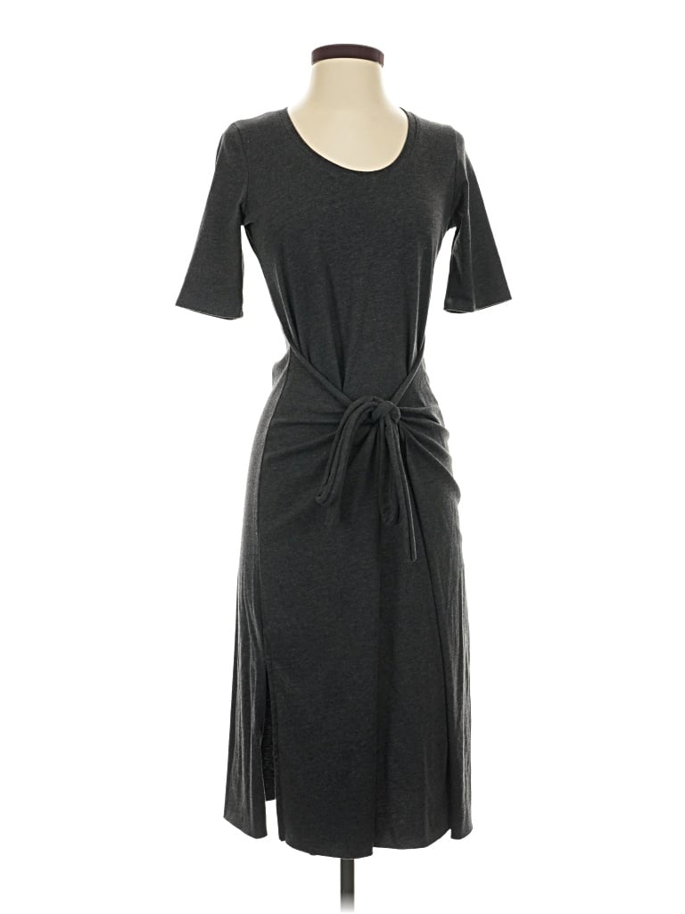 Pre-owned Athleta Casual Dress In Gray